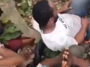 Heartless Bandits In Army Uniforms Posted a Video Of Them Maltreating 16 Abducted GUO Passengers In A Bush