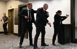 Chaos at White House Dinner as Secret Service Rushes Trump Off Stage After Gunshots Were Fired