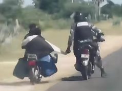 Viral Video Shows Police Officer Knocked Down In Road-Rush-Style During Motorcycle Chase In Angola