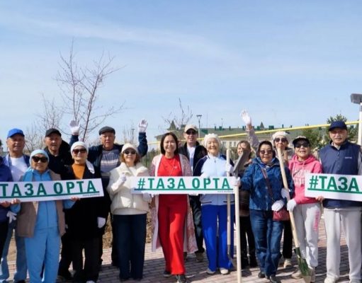More than 400 trees were planted in Astana as part of the Taza Kazakhstan campaign