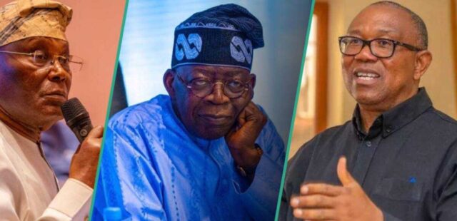 Atiku, Obi, Tinubu