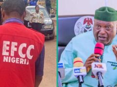 Breaking: EFCC storms gov Oyebanji’s polling unit as Ekiti 2026 election gathers steam