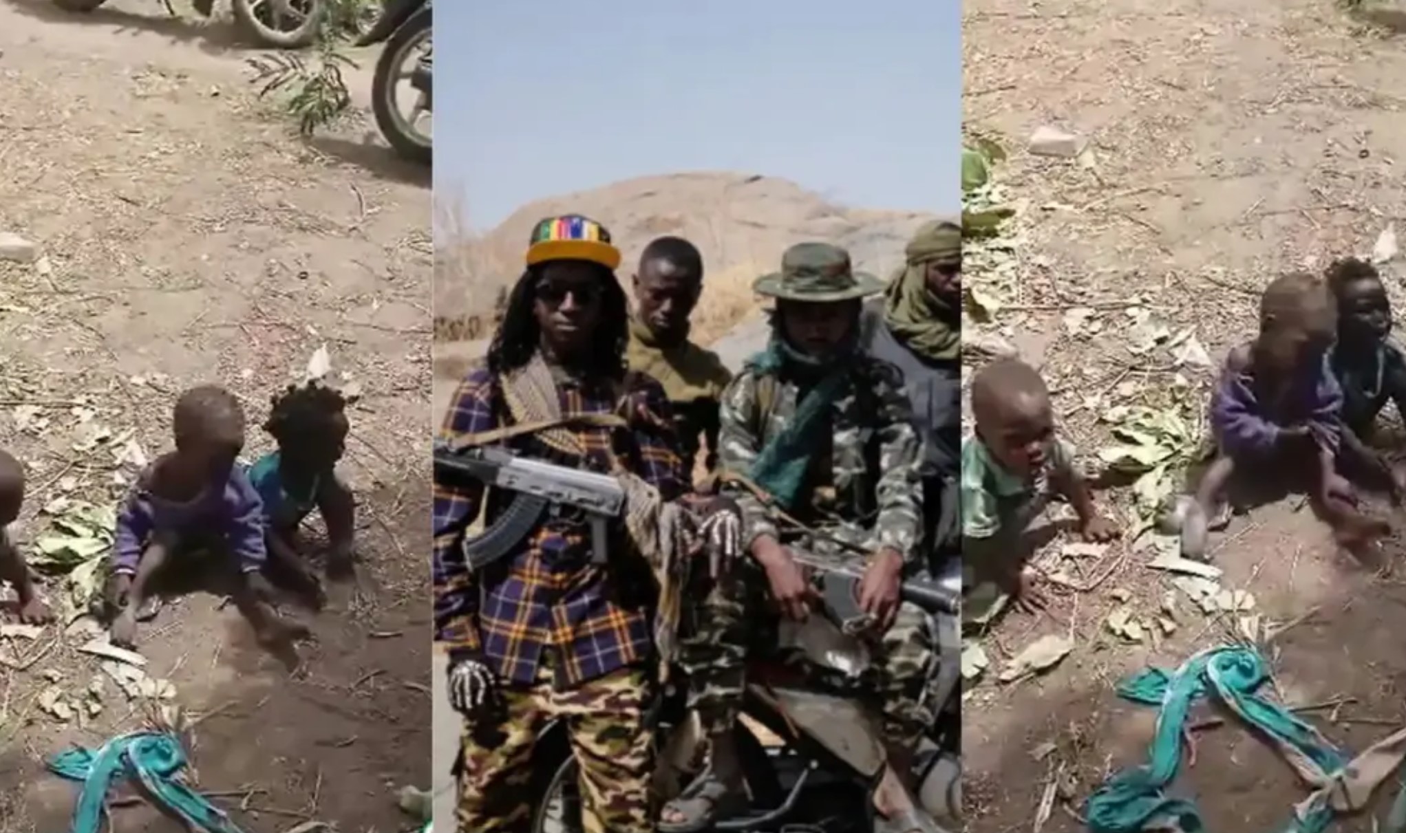 BREAKING: Bandits Release Disturbing Video Showing Children Held Captive in Poor Condition