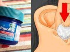 If you put a cotton bud with VapoRub in your ear all night, here is the surprising effect