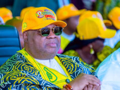 Breaking: Stage collapses at Osun event, Adeleke affected, watch trending video
