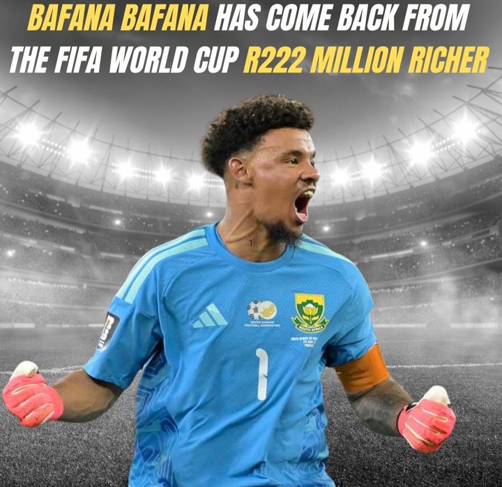 Bafana Bafana’s Won R222 Million At FIFA World Cup – Here’s How the Money Will Be Shared